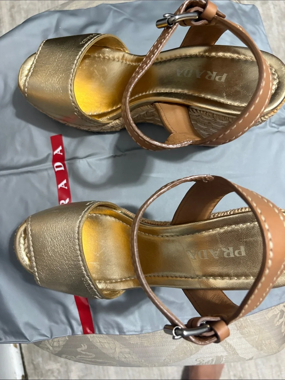 Prada chic wedge